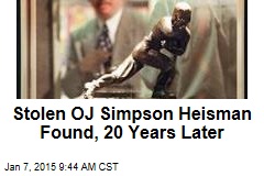 Stolen OJ Simpson Heisman Found, 20 Years Later