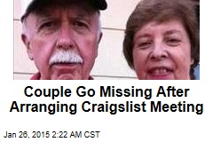 Couple Goes Missing After Setting Up Craigslist Meeting