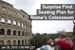 Surprise Find: Seating Plan for Rome&#39;s Colosseum