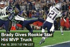 Brady Gives Rookie Star His MVP Truck