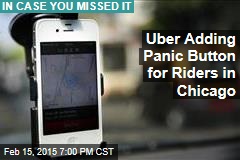 Uber Adding Panic Button for Riders in Chicago