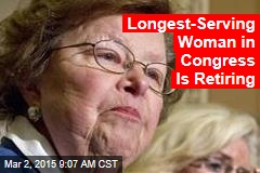 Longest-Serving Woman in Congress Is Retiring