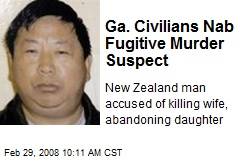 Ga. Civilians Nab Fugitive Murder Suspect