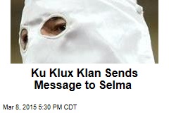 Ku Klux Klan Distributes Fliers in Selma