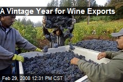 A Vintage Year for Wine Exports