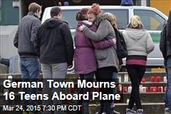 German Town Mourns 16 Teens Aboard Plane