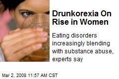 Drunkorexia On Rise in Women