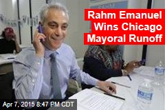 Rahm Emanuel Wins Chicago Mayoral Runoff