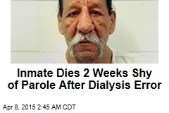 Inmate Dies After Dialysis No-Show