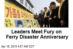 Leaders Meet Fury on Ferry Disaster Anniversary