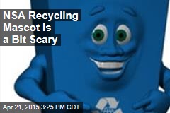 NSA Recycling Mascot Is a Bit Scary