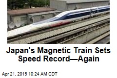 Japan&#39;s Magnetic Train Sets Speed Record&mdash;Again