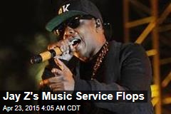 Jay-Z&#39;s Music Service Flops