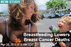 Breastfeeding Lowers Breast Cancer Deaths