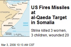 US Fires Missiles at al-Qaeda Target in Somalia