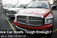 Are Car Roofs Tough Enough?