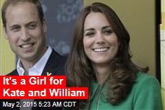 It&#39;s a Girl for Kate and William