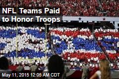 NFL Teams Paid to Honor Troops