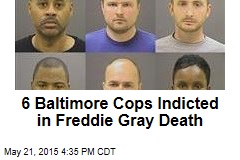 6 Baltimore Cops Indicted in Freddie Gray Death