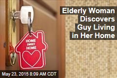 Elderly Woman Discovers Guy Living in Her Home