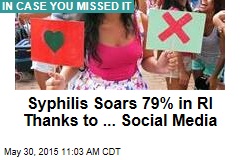 Thanks, Hookup Apps: Syphilis Soars 79% in RI