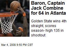 Baron, Captain Jack Combine for 64 in Atlanta