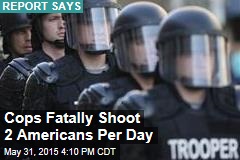 US Cops Shoot, Kill 2 People Per Day: Report