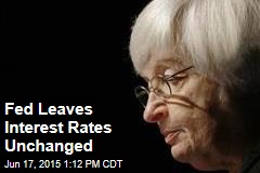 Fed Leaves Interest Rates Unchanged