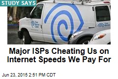 Major ISPs Cheating Us on Internet Speeds We Pay For
