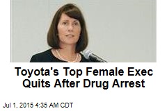 Toyota&#39;s Top Female Exec Quits After Drug Arrest