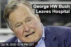 George HW Bush Leaves Hospital