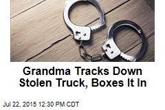 Grandma Tracks Down Stolen Truck, Boxes It In