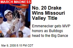 No. 20 Drake Wins Missouri Valley Title