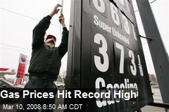 Gas Prices Hit Record High