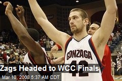 Zags Headed to WCC Finals