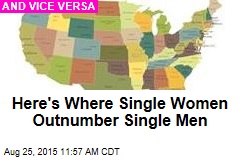 Here&#39;s Where Single Women Outnumber Single Men