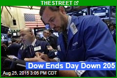 Dow Ends Day Down 204