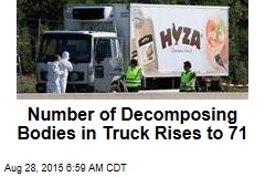 Number of Decomposing Bodies in Truck Rises to 71
