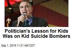 Pol to 2nd-Graders: Let&#39;s Talk About Child Suicide Bombers
