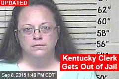Kentucky Clerk Getting Out of Jail