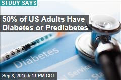 50% of US Adults Have Diabetes or Prediabetes