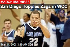 San Diego Topples Zags in WCC