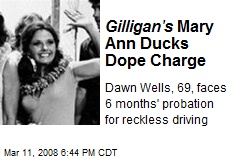 Gilligan's Mary Ann Ducks Dope Charge