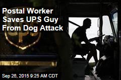 Postal Worker Saves UPS Guy From Dog Attack