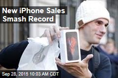 New iPhone Sales Smash Record