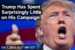 Trump Has Only Spent $2M on His Campaign