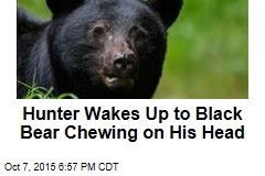Hunter Wakes Up to Black Bear Chewing on His Head