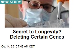 Secret to Longevity? Deleting Certain Genes