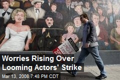 Worries Rising Over Looming Actors' Strike