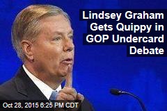Lindsey Graham Gets Quippy in GOP Undercard Debate